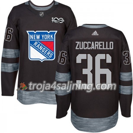 New York Rangers tröja Mats Zuccarello 36 1917-2017 100th Anniversary Adidas Svart Authentic - NHL Tröjor Herr New York Rangers tröja Mats Zuccarello 36 1917-2017 100th Anniversary Adidas Svart Authentic - NHL Tröjor Herr